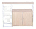 SIXRUN Kuchenschrank mit Belufteten Korben, 39,37 X 11,81 X 31,5 Zoll