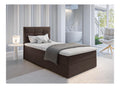 AXLIVING Stauraum Boxspringbett Braun 100x200 Bett Geceteni Gasfeder