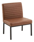 XXL Stuhl Wingston Schwerlaststuhl bis 250kg I Kunstlder I ideal fur Esszimmer, Buro, Wartebereich Stabil (Hellbraun)