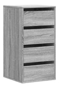 Kommode Grau Sonoma 40x41x76 cm Schubladenkommode