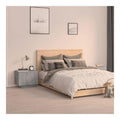 AUVYI Nachttisch mit tur 100x35x40 cm GrAUVYI Sonoma Coffee Table Bedside Table Nachtschrank Beistelltisch Sofa Table Nightstand Schlafzimmer-Mobel Holzwerkstoff