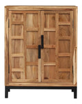 Wohnzimmerschrank Esszimmerschrank Anrichte Sideboard Massivholz Akazie 60x35x76 cm Braun fur Kuche, Wohnzimmer, Aufenthaltsraum