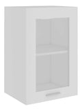 Hangeglasschrank 2 Regalboden Hangeschrank Einbaukuche Kuchenzeile Kuchenmobel Oberschrank Kuchenschrank Spanplatte Wei 40x31x60cm