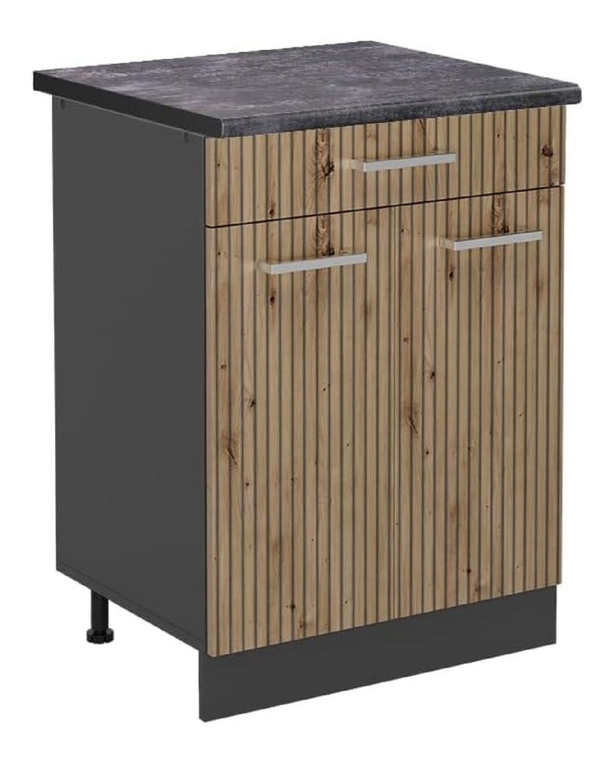 Kuchenunterschrank R-Line, Artisan-Eiche, 60 cm